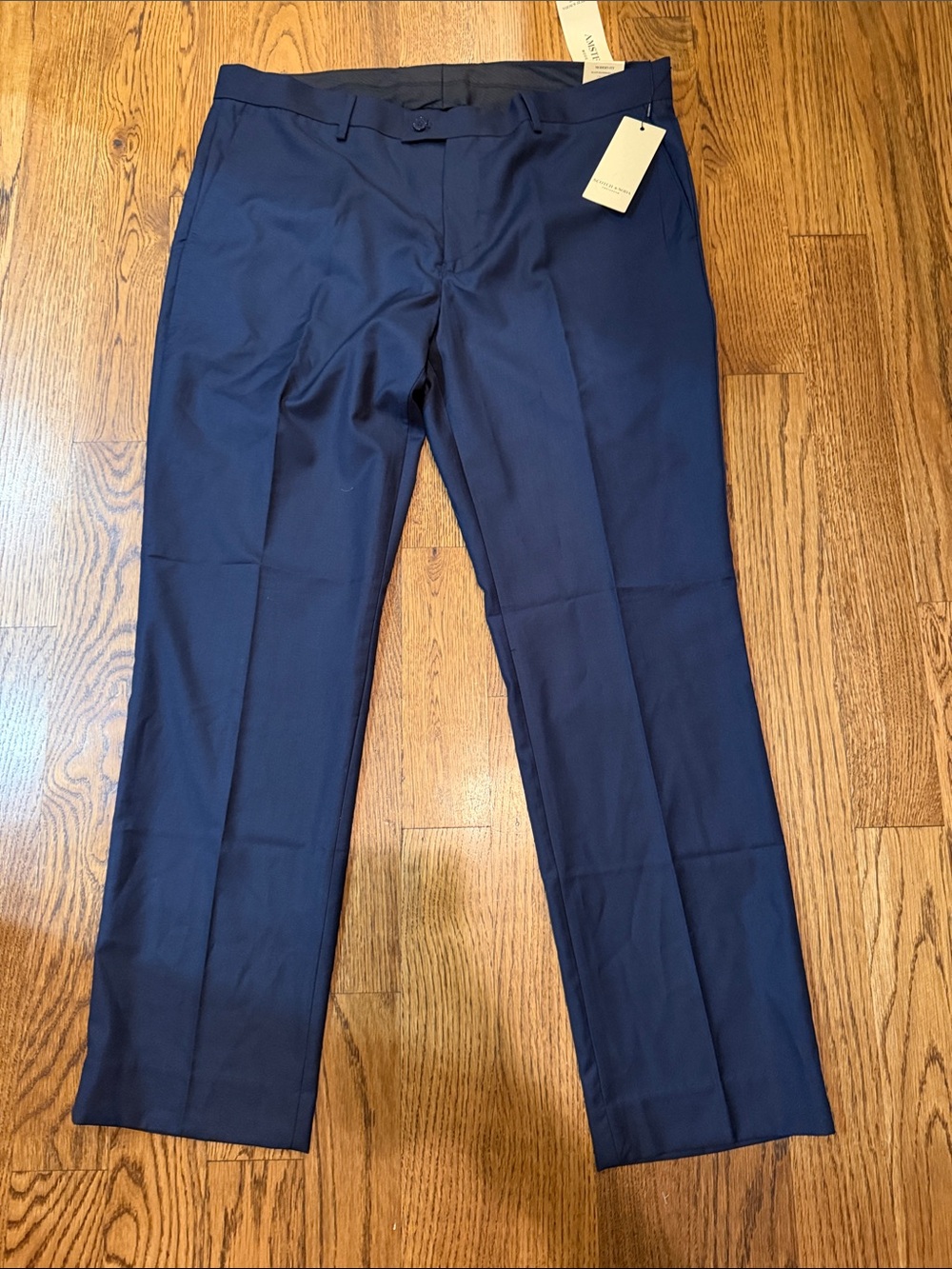 Scotch & Soda Men's Navy Slim Dress Pants